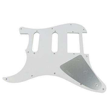 IKN HSS 3Ply Pick Guard Scratch Plate w/Screws for Squier Style Guitar,Tawny Stripe