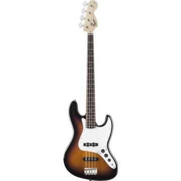 Squier by Fender Affinity Jazz Electric Bass Guitar, Rosewood Fretboard with Gear Guardian Extended Warranty - Brown Sunburst