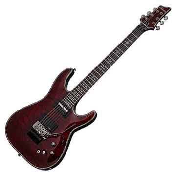 Schecter 3065 Hellraiser C-1 P Sustainiac FR  Solid-Body Electric Guitar,  Black Cherry