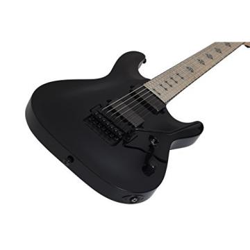 Schecter 413 7-String Solid-Body Electric Guitar, Gloss Black