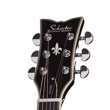 Schecter S-II CUSTOM STCB Solid-Body Electric Guitar, See-Thru Cherry Burst