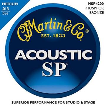 Martin MSP4200 SP Phosphor Bronze Medium 12-Pack Acoustic Guitar Strings