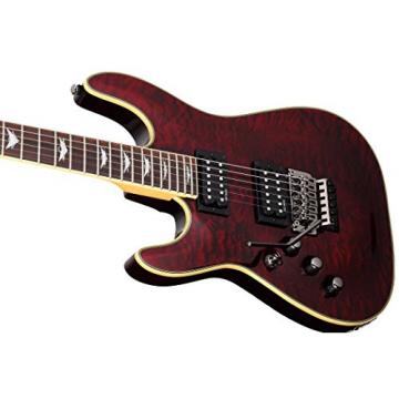 Schecter Omen Extreme-FR Electric Guitar (Black Cherry, Left Handed)