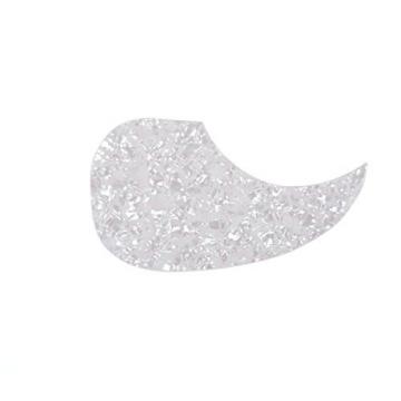 Musiclily Martin-style Teardrop Self-Adhesive Acoustic Guitar Pickguard Scratch Plate Pick Guard, White Pearl