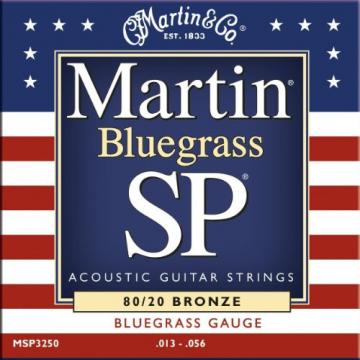 Martin MSP3250  Bluegrass SP 80/20 Bronze Acoustic Guitar Strings, Medium