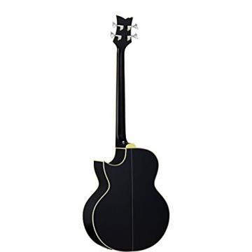 Ortega Guitars D1-4LE One 4-String Left-Handed Acoustic Bass with Solid Spruce Top and Mahogany Body, Gloss