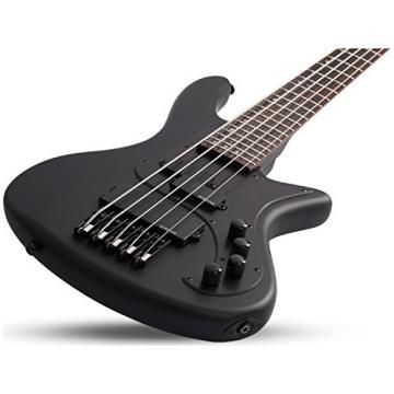 Shecter 2523 STILETTO STEALTH-5 Bass Guitar w/ Hardshell Case
