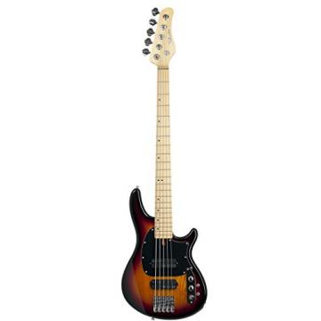 Schecter 2494 5-String Bass Guitar, 3-Tone Sunburst