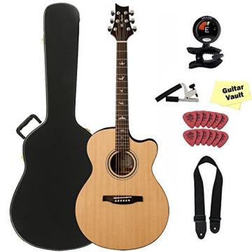 PRS SE A20E Natural Acoustic Electric Guitar with Accessory Kit and Hard Case