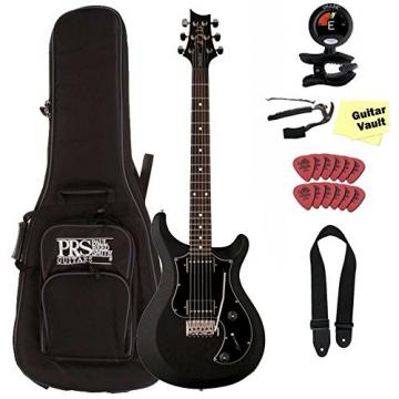 PRS S2 Standard 22 Satin, Charcoal, with Dots Inlays guitarVault Package
