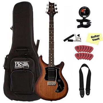 PRS S2 Standard 24 Satin, McCarty Tobacco Sunburst, Dots, with Gig Bag and Accessory Kit