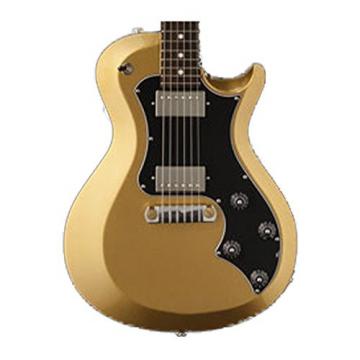 PRS T2SD06_EC S2 Singlecut Standard Electric Guitar, Egyptian Gold Metallic with Dot Inlays &amp; Gig Bag