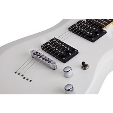 Schecter 432 C-6 Deluxe Solid-Body Electric Guitar, Satin White