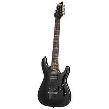 Schecter OMEN-7 7-String Electric Guitar, Black