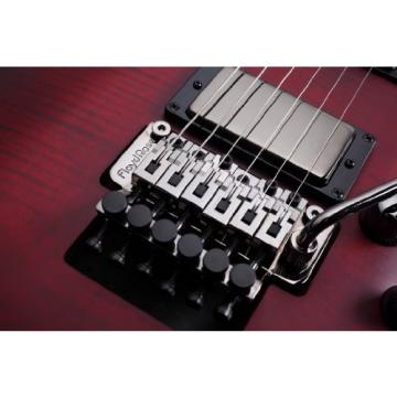 Schecter Hellraiser C-1 FR Extreme 6-String Electric Guitar, Crimson Red Burst Satin
