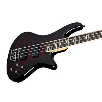 Schecter Stiletto Extreme-4 Bass Guitar (4 String, Black Cherry)