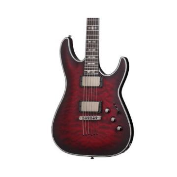 Schecter Hellraiser C-1 Extreme 6-String Electric Guitar, Crimson Red Burst Satin