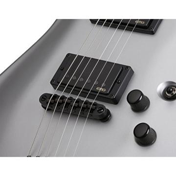 Schecter C-1 PLATINUM Satin Silver Solid-Body Electric Guitar, Satin Silver