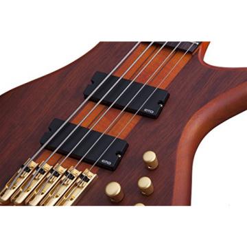 Schecter 2794 5-String Bass Guitar, Honey Satin