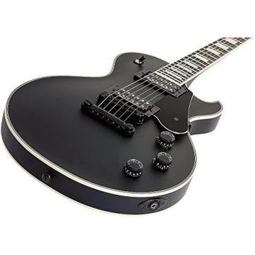 Schecter Guitar Research Solo-II Custom Electric Guitar Satin Black Black Pickguard