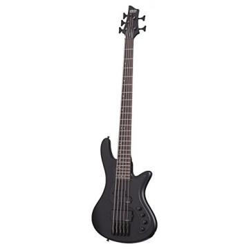Schecter 2523 5-String Bass Guitar, Satin Black
