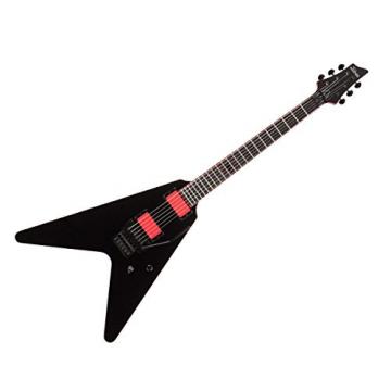 Schecter Gary Holt V-1 FR Electric Guitar - Black