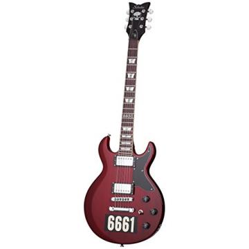Schecter ZV Custom Electric Guitar 6661 See-Thru Cherry (STC)