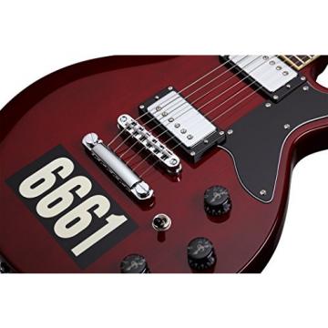 Schecter ZV Custom Electric Guitar 6661 See-Thru Cherry (STC)
