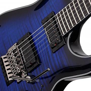 Schecter Blackjack SLS C-1 Floyd Rose Passive Guitar See Thru Blue Burst