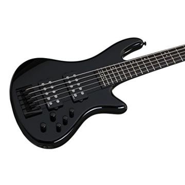 Schecter 2843 5-String Bass Guitar, Gloss Black
