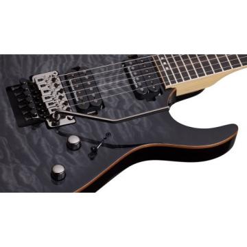 Schecter 1211 Floyd Rose 6 Passive Solid-Body Electric Guitar, Trans Black Burst