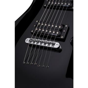 Schecter Omen-7 7-String Electric Guitar (Gloss Black)