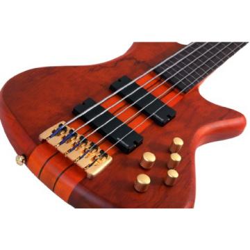 Schecter Stiletto Studio-5 Fretless Electric Bass (5 String, Honey Satin)