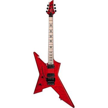 Schecter Guitar Research Cygnus JLX-1 with Floyd Rose Left-Handed Electric Guitar See-Thru Cherry
