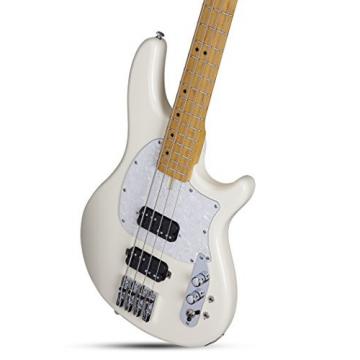 Schecter 2492 4-String Bass Guitar, Ivory