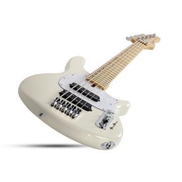 Schecter 2495 5-String Bass Guitar, Ivory