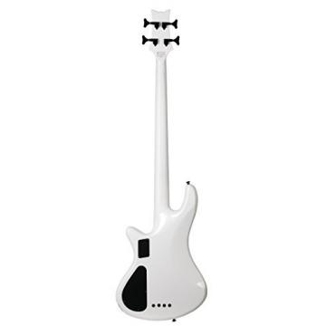 Schecter 2840 4-String Bass Guitar, Gloss White