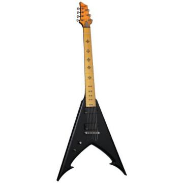 Schecter Jeff Loomis JLV-7 NT Left Handed 7-String Electric Guitar, Satin Black