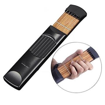 E Support&trade; Pocket Guitar Trainers Instrumentos Musicales Guitar Accessories Practice Portable Tool 4 Fret Strings Gadget for Beginner