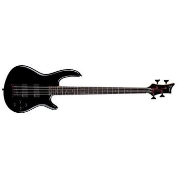 Dean E4 EMG CBK Edge 4-String Bass Guitar with EMGs, Classic Black
