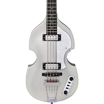 Hofner Igntion LTD Violin Electric Bass Guitar Silver Sparkle