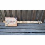 Custom Shane Speal 3 String &quot;Deltalectric&quot; Acoustic/Electric Cigar Box Guitar