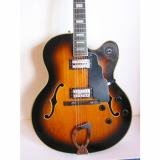 Custom 1999 DeArmond by Guild X-155 Hollow-body jumbo jazz box w/ OHSC in Tobacco Sunburst