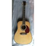 Custom Dreadnought Martin D45 Electric Acoustic Guitar Fishman Pickups Sitka Solid Spruce Top With Ox Bone Nut &amp; Saddler