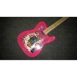 Custom Shop Pink 1969 Reissue Paisley Telecaster Electric Guitar Floral