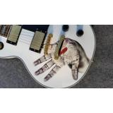 Custom Shop LP Hands On White Electric Guitar