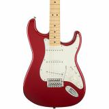 Fender Standard Stratocaster Electric Guitar with Maple Fretboard Candy Apple Red Gloss Maple Fretboard