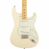 Fender American Special Stratocaster Electric Guitar with Maple Fingerboard Olympic White Maple Fingerboard