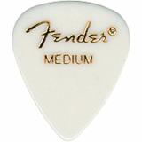 Fender 351 Standard Guitar Pick White Thin 1 Dozen