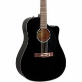 Fender Classic Design Series CD-60SCE Cutaway Dreadnought Acoustic-Electric Guitar Black